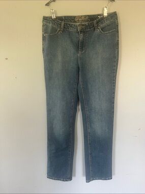 Buffalo David Bitton Mid Blue Straight-Leg Women’s Jeans 8x30